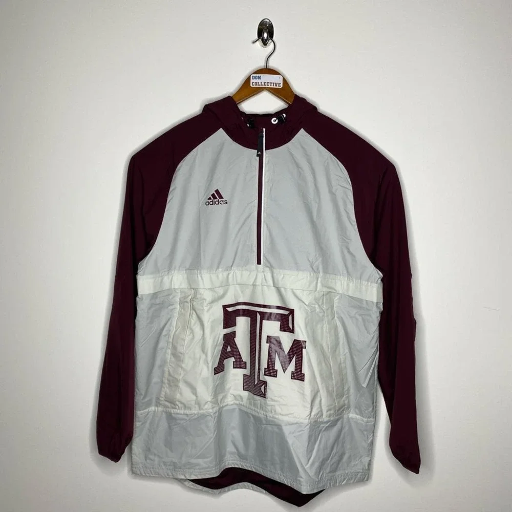 Texas A&M long pullover college jacket - Picture 1 of 4